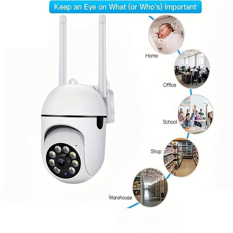 A7 Smart WiFi Security Camera 360° Full HD