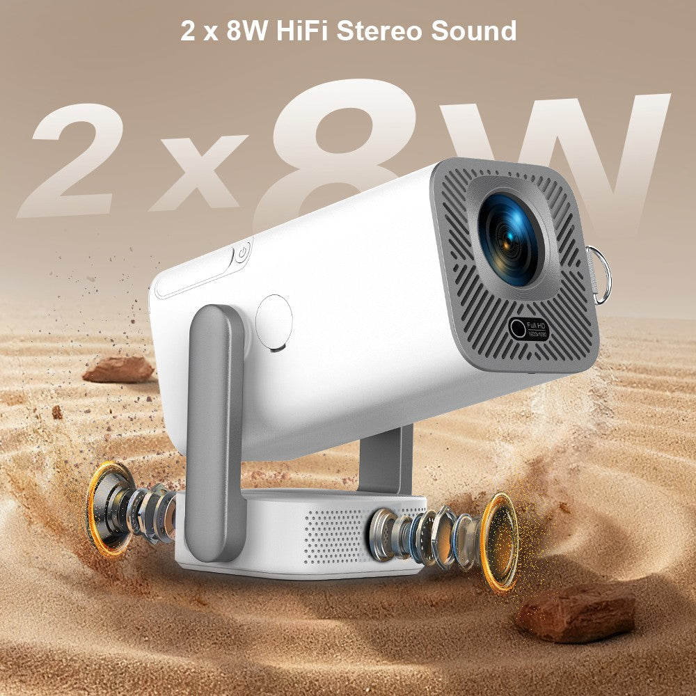 Projetor Full HD ThundeaL TD80 Pro 1080P Wi-Fi Suporte 4K