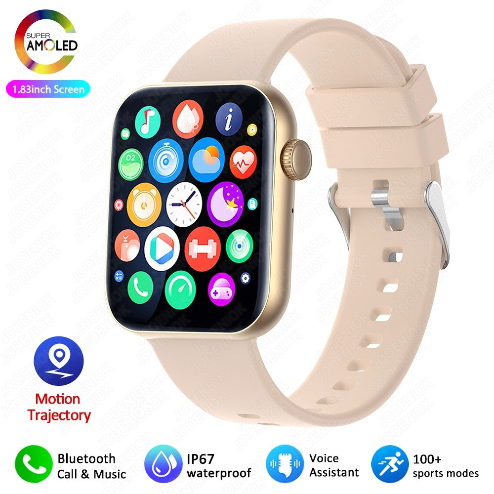 Smartwatch Feminino Bluetooth com chamadas, tela touch, Monitor Cardiaco e aprova d`Água