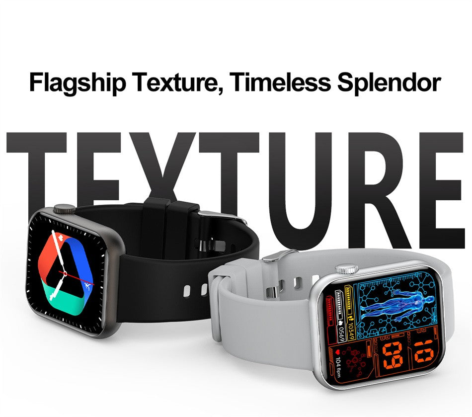 Smartwatch Feminino Bluetooth com chamadas, tela touch, Monitor Cardiaco e aprova d`Água