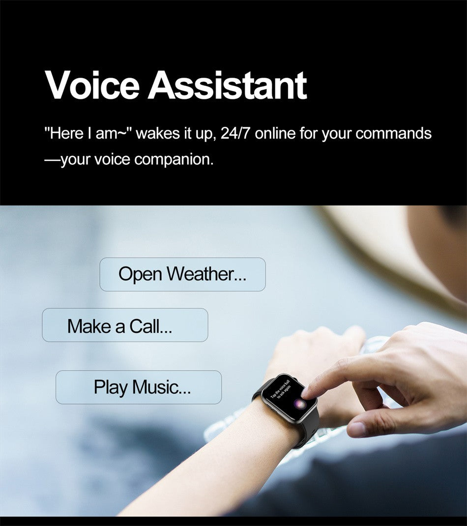 Smartwatch Feminino Bluetooth com chamadas, tela touch, Monitor Cardiaco e aprova d`Água